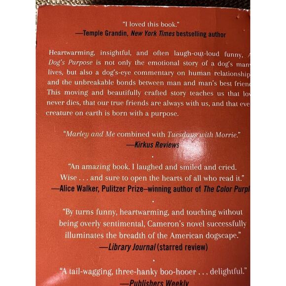 A Dog's Purpose - Mass Market Paperback - GOOD - Picture 4 of 6